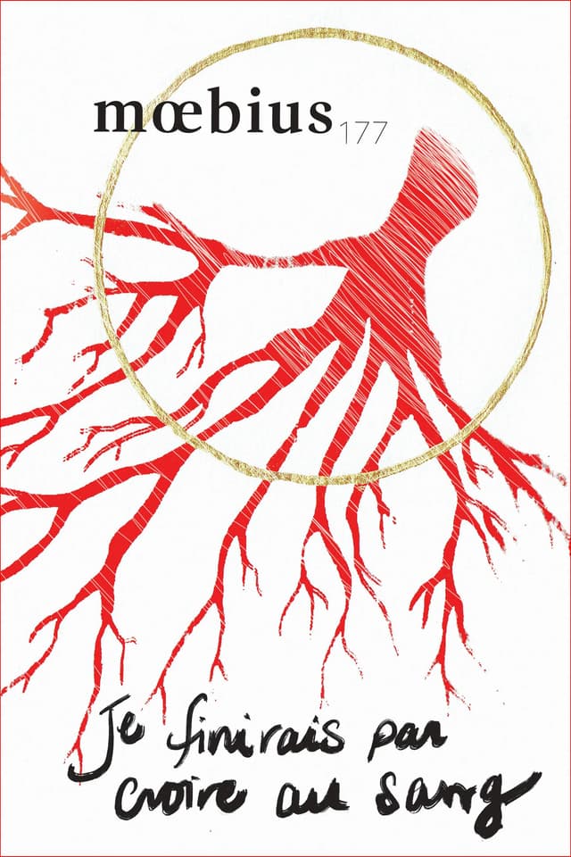 Couverture du numéro 177 de la revue Mœbius · Je finirais par croire au sang